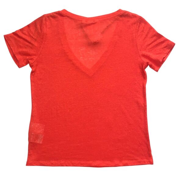 Lot of 2 Spring Summer Linen Tops Short Sleeve Shirt Tank Top H&M Design Lab XS - Picture 3 of 8